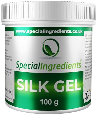 Silk Gel 100g Texture Improver Improve The Texture of Ice Creams, Sorbets, Doughs, Bread, Sponge, Creams & Sauces – Recyclable Container