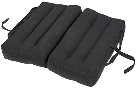 Handelsturm Vikbar meditationskudde 100 % bomull och kapok (svart)