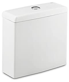 Roca,Meridian,Cisterna de doble descarga 4,5/3L con alimentación inferior para inodoro compacto,Blanco,370mm x 140mm x 360mm,A341242000