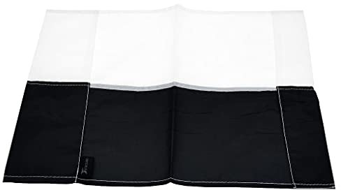 ND Sports Eckfahnen für Fußballsport, 2 Farben, Schwarz/Weiß