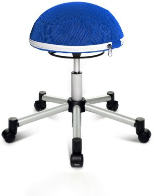 TOP STAR Sitness Half Ball Sh17bb6e Fitness Hocker, Blau