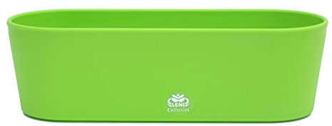 Kunststoff Flori Blumenkasten apfelgrün L 36.0 cm B 13.5 cm H 11.0 cm