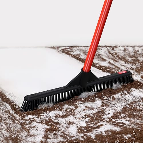 Sweep Clean Rubber Broom