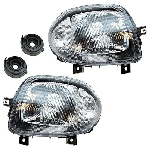 BESTPRICE 2x phares avant Phare principal gauche + droite Compatible avec RENAULT CLIO 2 (BB_, CB_)