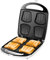 Unold 48480 Sandwich Maker Quadro - weiß/Edelstahl, für 4 Toasts gleichzeitig, Antihaft-Beschichtung, Wärmeisolierte Griffe, automatische Temperaturregelung, 1.100 Watt