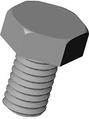 ajile - 20 pièces - Vis boulon hexagonale nylon diam. M10 clef de 17 mm | longueur L = 20 mm plastique polyamide PA6.6 isolant