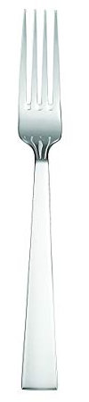 Oneida T812FEUF Dinner Forks, European Size Flatware, 18/10 Steel, Silver