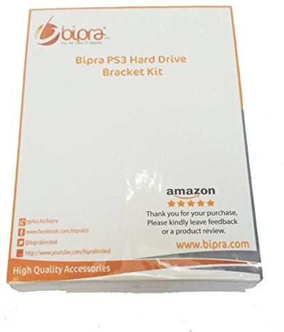 Bipra PS3 Hard Drive Kit Inc Mounting Bracket Caddy Cradle Super Slim with HDD - include Mounting bracket and Hard Drive - Exclusive from Bipra Limited with 1 year Warranty (1TB SSD SUPER FAST)…