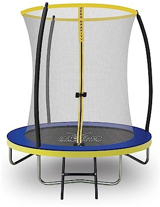 Zero Gravity Trampolin Outdoor Ø 183/244/305/366/427 cm, TÜV GS, Smartes Klappnetz für schnellen Auf- und Abbau, Outdoor Trampolin Komplett-Set inkl. Leiter, Aufbauvideo, Ultima 4