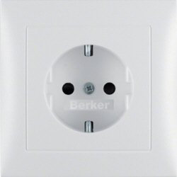 Berker 47429909 Steckdose polarweiss