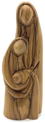 Jerusalem Heilige Familie (TS), großes Modell 311, aus Olivenholz aus Bethlehem