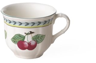 Villeroy & Boch French Garden Fleurence Taza de café, 200 ml, Altura 6,8 cm, Porcelana Premium, Blanco/Colorido