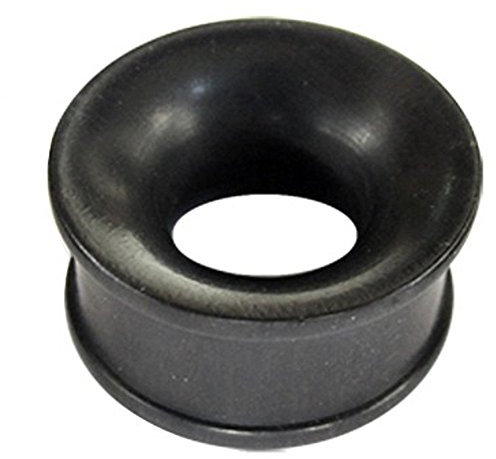 CHICNET Tribal Flesh Tunnel Holz schwarz Holztunnel handgeschnitzt Eisenholz Plug fein gemasert Expander 12 mm
