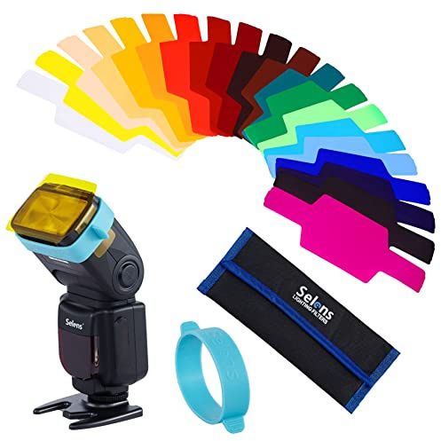 Accessoires pour Photo - Lot de 3 Bandes d’Attache universelles en caout | chouc de Selens pour filtres gélatine pour flash Speedlight