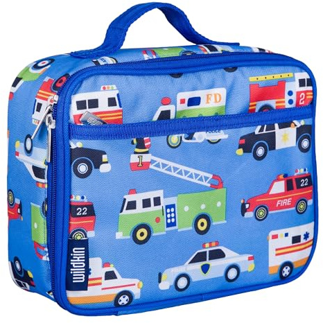 Wildkin Kids Insulated Lunch Box – Durable and Reusable for School & Travel - Heroes