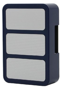 REV Ritter 0514810555 Doppelklang-Gong mechanisch 32, 230 V, blau/Silber