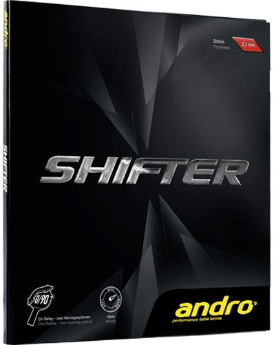ANDRO Belag Shifter Farbe 2,1 mm, schwarz, Größe 2,1 mm, schwarz