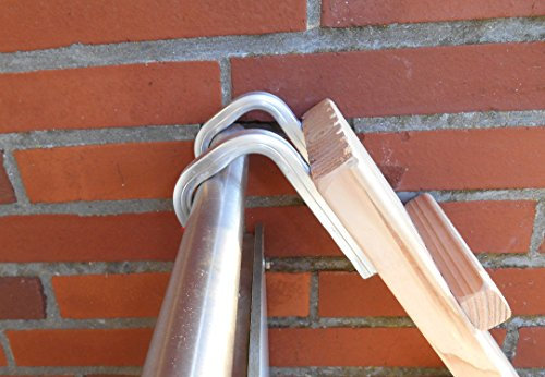 Jennys Tiershop 2 Meter! Katzenleiter/Katzentreppe mit einem Verbinder für Balkon, Mit Haken! Douglasie (3)