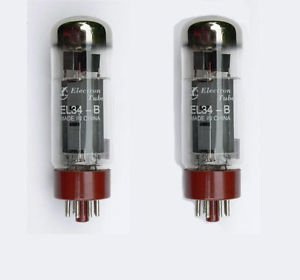 Jellyfish Audio EL34 EL34B Valvole abbinate Coppia per Marshall e altri amplificatori per chitarra/HiFi