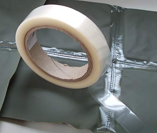 Seam Sealing Tape - WBM FX-800 – Hot Melt - Waterproof PU Coated Fabric– Repair Tape - 20 Metres - Iron On (Clear (Transparent), 22mm Width)
