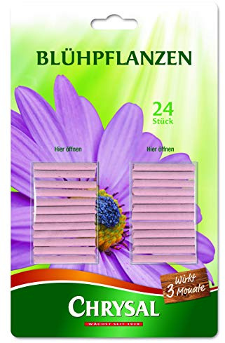 Chrysal Blühpflanzen Düngestäbchen 24 Stück