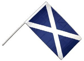 Flaggenfritze® Große Stockflagge Schwenkflagge Schottland 60 x 90 cm