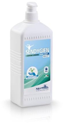 NETTUNO - Sendygien 1000 ml con dosatore, sapone liquido mani con azione igienizzante. HACCP