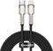 Baseus Câble USB-C vers Lightning Cafule, PD, 20W, 2m - Noir