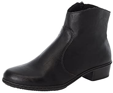 Rieker Y0761, Damen Kurzschaft Stiefel, Schwarz (schwarz/00), 40 EU (6.5 Damen UK)