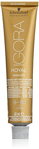 Schwarzkopf Igora Absolutes Tinte Permanente, Tono 6-80 - 60 ml