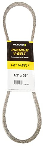 MAXPOWER | Courroies 347481, renforcé au kevlar, 1/2'' x 38'' - 4L380 - longueur extérieure L(a) 970 mm