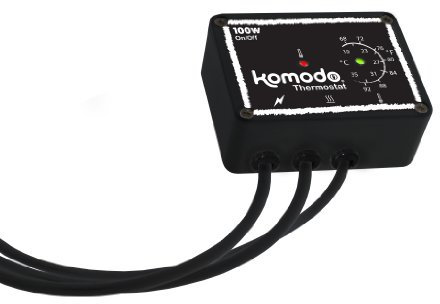 Komodo Thermostat 300 W, hält Reptilien-Terrarium oder Vivarium Temperatur