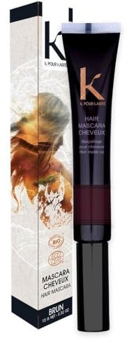 K per Karité - Mascara Occhi, Colore: Marrone N ° 2, da 15 g
