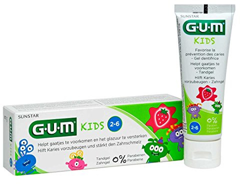 GUM Kinder Zahngel 50 ml, 5er Vorteilspack (5x 50ml) für die perfekte Kinderzahnpflege