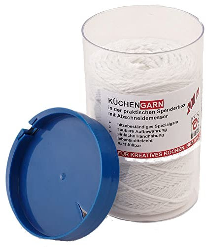 Cocina hilo 200 m, en caja dispensadora de hilos con abschneider de cocina