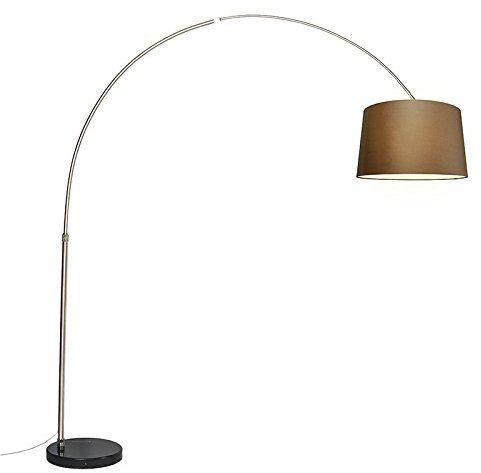 Qazqa Booglamp XXL - Lampe arquée - 1 lumière - H 2250 mm - Acier - Moderne - éclairage intérieur - Salon