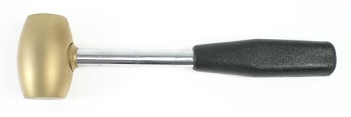 Brass Hammer 2lb Head - Dead Blow for Punches & Disc Cutters - SFC Tools -37-532