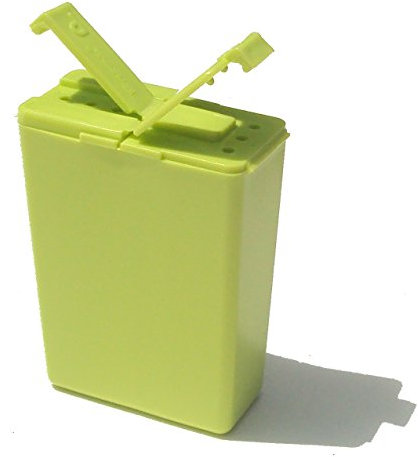 Tupperware Personal Salt and Pepper Shaker Pocket Size Chartreuse by Tupperware