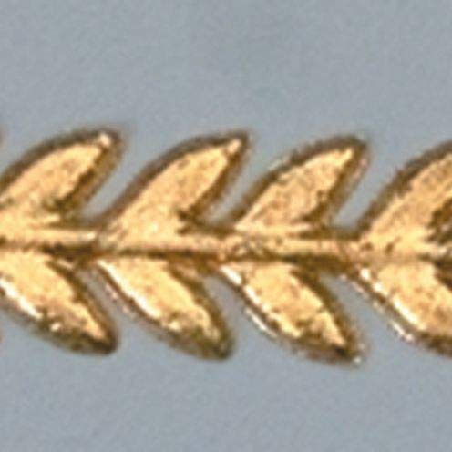 efco Blätter Wachs Dekoration Grenze, Gold, 180 x 7 mm