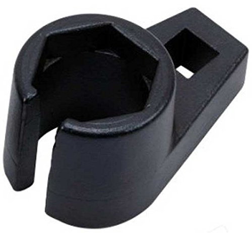 Alkan 22 mm 3/8 Lambdasonden Stecknuss Montagewerkzeug | Lambdasonden-Stecknuss SW 22 mm mit 3/8 Vierkant-Antrieb, Spezialwerkzeug für Montage und Demontage