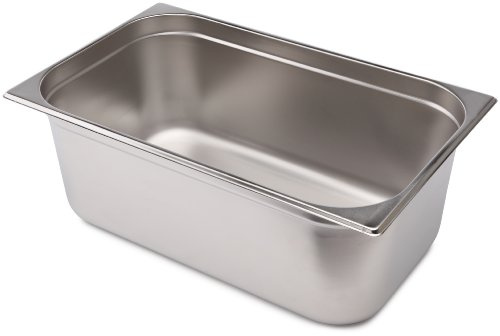 LACOR 66120Z - Cubeta Gn 1/1 530x325x200 Acero Inoxidable - Uso Profesional | En acero inoxidable, conserva y transporta alimentos; ideal para cocina profesional y uso diario en casa, versátil y duradero