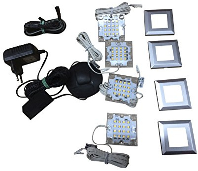 trendteam LED Unterbau-Spot, inklusiv Trafo und Zuleitung, blau 1100-754-00