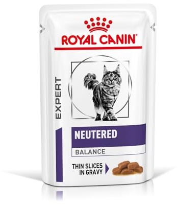 Royal Canin Expert Neutered Balance | 12 x 85 g | Alleinfuttermittel für Katzen | Nassfutter für kastrierte ausgewachsene Katzen oder mit Neigung zur Gewichtszunahme