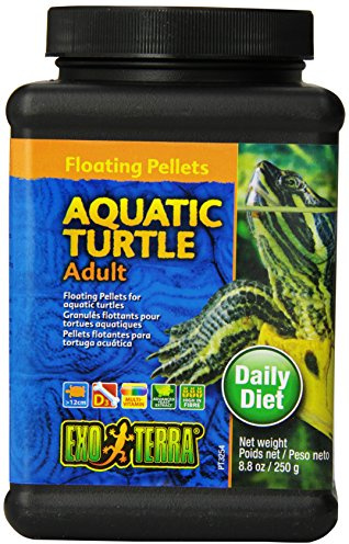 Exo Terra Floating Pellets Adult/Aquatic Turtle Food, 250 g