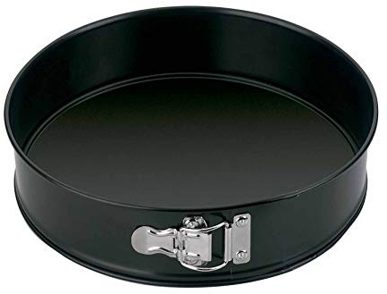 LACOR 68716 - Molde Desmontable Chapa Redondo Antiadherente 26x7- Negro | Repostería con desmoldado fácil; antiadherente fácil de limpiar, ideal para cocina profesional y uso diario en casa