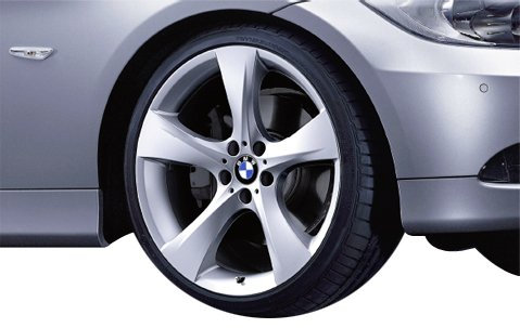 Original BMW Alufelge 3er E90 E91 E92 E93 Sternspeiche 311 in 19 Zoll für vorne
