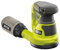 RYOBI - Ponceuse excentrique 18V - oscillation 2,5 mm avec système d'aspiration de poussières - patin diam, 125 mm - 20 000 osc/min - Livrée avec 3 abrasifs - R18ROS-0
