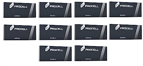 Duracell Procell Lot de 100 Piles alcalines AAA MN2400