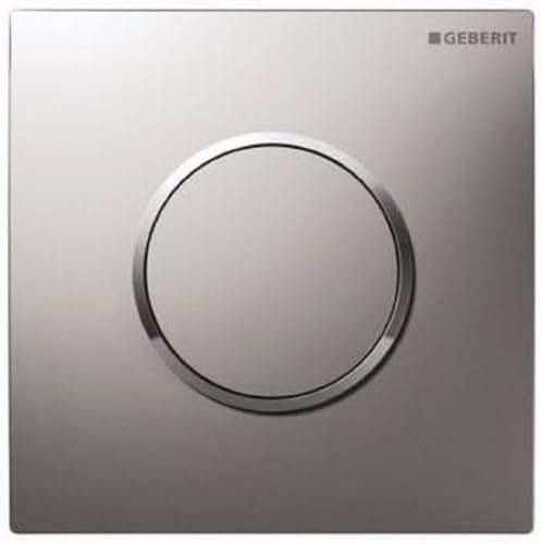 Geberit Fertigmontageset HyTronic pneumatisch 116015KH1, Design Sigma 10, Hochglanz verchromt