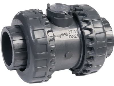 Clapet anti-retour PVC pression noir - Diamètre 40 mm - Girpi
